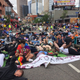 A Black Lives Matter Die-In at the Twin Cities Pride Festival in Minneapolis (@susanelizabethl via Twitter)